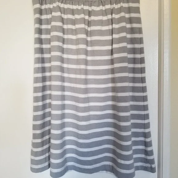 Old Navy Gray and White Stripe Strapless Dress (size s/p/p) - Picture 7 of 7